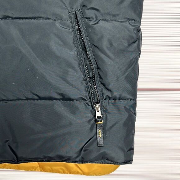 Springfield Free Festival Down /Feather Puffer Vest Black Yellow size L - Picture 4 of 11